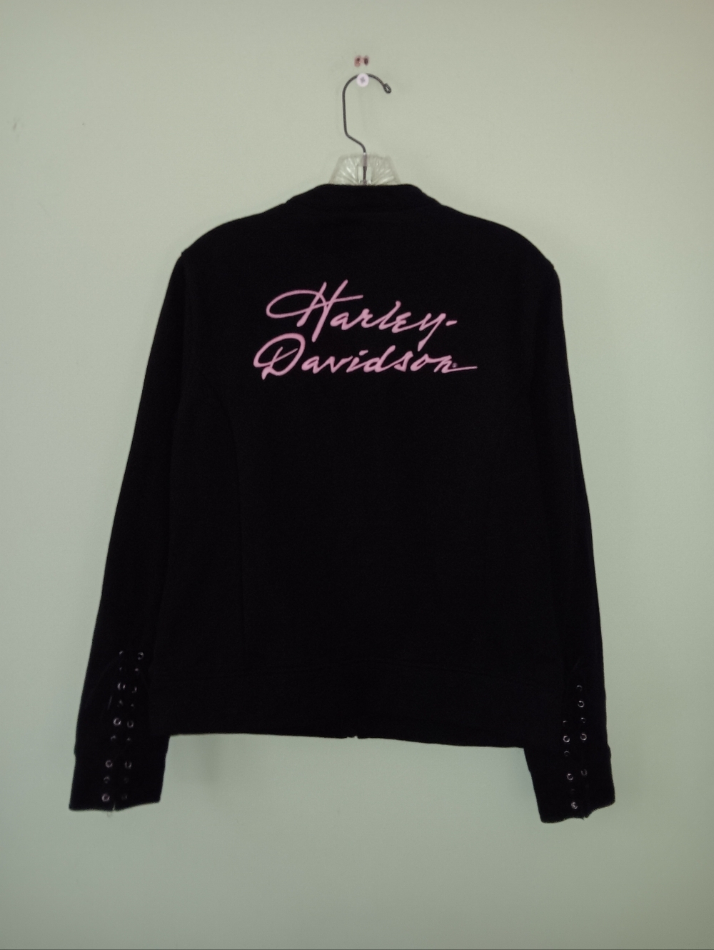 Geniune Harley Davison Ladies Black Motorclothes Jacket - Picture 2 of 13